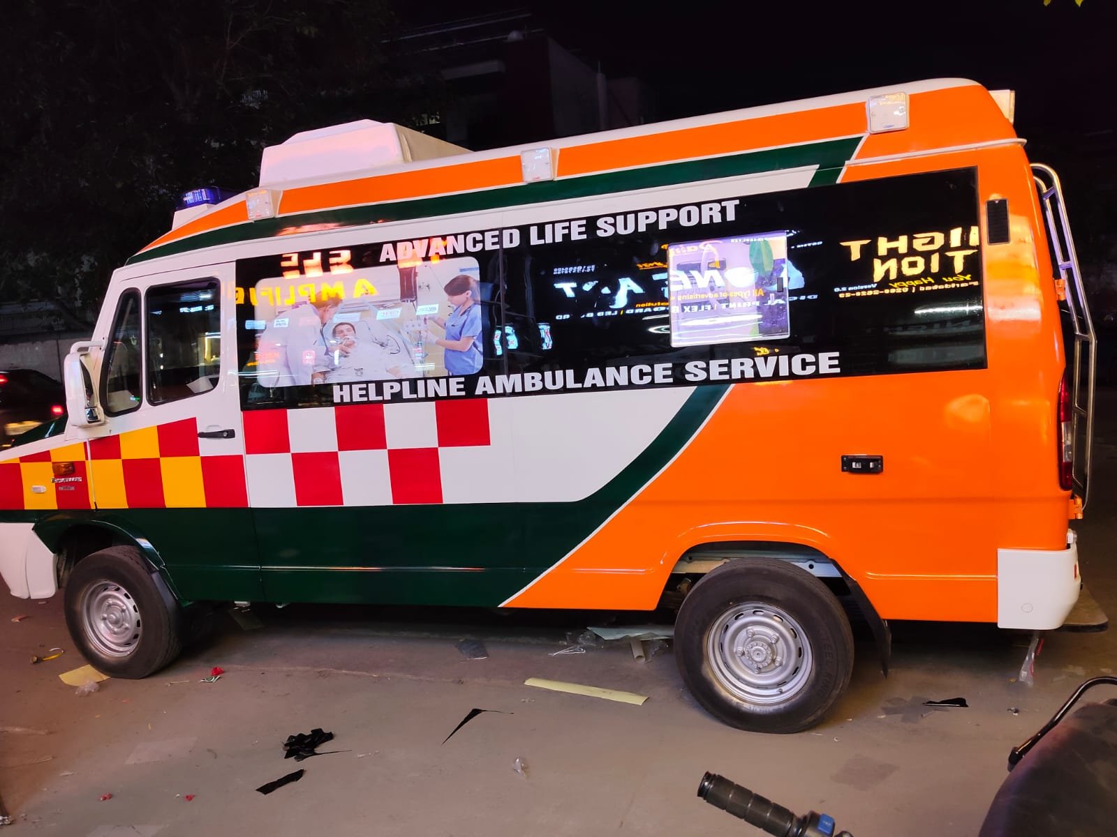 Newly Commissioned ICU Ambulance Vehicle Ready for Emergency Service