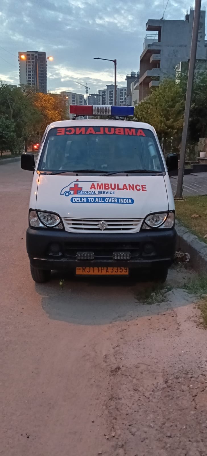Oxygen Supported Patient Transport Vehicle